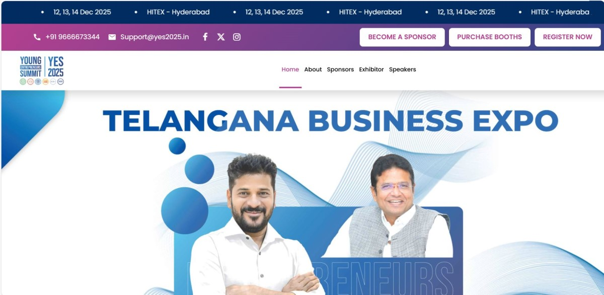 YES – Young Entrepreneur Summit 2025 Arrives in Hyderabad